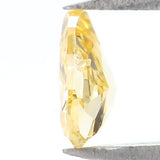 Natural Loose Pear Diamond Orange Color 0.25 CT 5.05 MM Pear Shape Rose Cut Diamond L1647