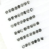 1.09 Ct Natural Loose Diamond, Round Brilliant Cut, Salt Pepper Diamond, Black Diamond, Gray Diamond, Round Cut Diamond, Real Diamond L9868