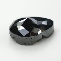 Natural Loose Pear Diamond Black Color 2.10 CT 9.40 MM Pear Shape Rose Cut Diamond L1677