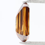 Natural Loose Hexagon Brown Color Diamond 0.76 CT 7.40 MM Hexagon Shape Rose Cut Diamond KDL1660