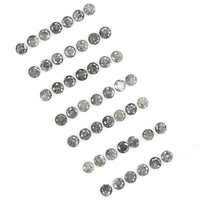 1.36 Ct Natural Loose Diamond, Round Brilliant Cut, Salt Pepper Diamond, Black Diamond, Gray Diamond, Round Cut Diamond, Real Diamond L097