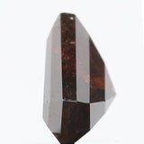 1.35 Ct Natural Loose Diamond Shield Dark Brown Color 6.55 MM L9419