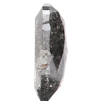 0.56 Ct Natural Loose Diamond, Oval Diamond, Black Diamond, Grey Diamond, Salt and Pepper Diamond, Antique Diamond, Real Diamond KDL074