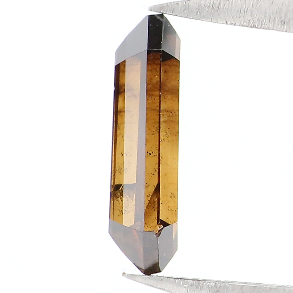 0.82 CT Natural Loose Shield Shape Diamond Brown Color Shield Cut Diamond 9.00 MM Natural Brown Color Diamond Shield Rose Cut Diamond QL1658