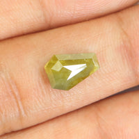 1.96 Ct Natural Loose Diamond, Coffin Cut Diamond, Yellow Diamond, Rustic Diamond, Antique Diamond, Real Diamond, Minimal Diamond KDL9586