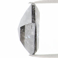 Natural Loose Pentagon Salt And Pepper Diamond Black Grey Color 0.98 CT 7.00 MM Pentagon Rose Cut Diamond KDL1222
