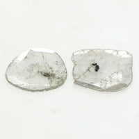 0.63 Ct Natural Loose Diamond, Slice Diamond, Gray Diamond, Real Diamond, Polki Diamond, Real Diamond, Irregular Diamond KR2249
