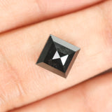 1.96 Ct Natural Loose Diamond, Kite Cut Diamond, Black Color Diamond, Rose Cut Diamond, Rustic Diamond, Real Diamond KDL9571