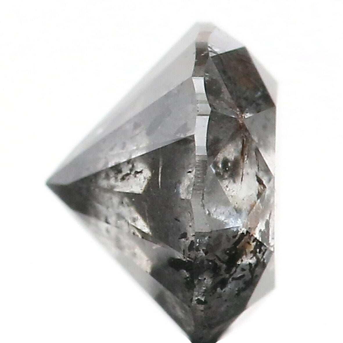 1.69 CT Natural Loose Round Shape Diamond Salt And Pepper Round Cut Diamond 7.20 MM Natural Loose Diamond Round Brilliant Cut Diamond QL9282