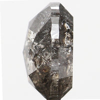 0.36 Ct Natural Loose Diamond, Oval Diamond, Black Diamond, Grey Diamond, Salt and Pepper Diamond, Antique Diamond, Real Diamond L435