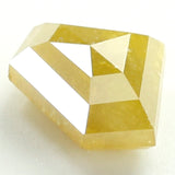 2.52 Ct Natural Loose Diamond, Shield Cut Diamond, Yellow Color Diamond, Rose Cut Diamond, Real Rustic Diamond, Antique Diamond KDL9615