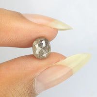 1.17 Ct Natural Loose Diamond Oval Grey Salt And Pepper Color I3 Clarity 6.70 MM KDL8693