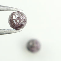 0.88 CT Faceted Bead Diamond, Natural Loose Diamond, Pink Bead Diamond, Faceted Diamond Bead, Beads Loose Diamond, Beads For Necklace L9898