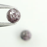 0.88 CT Faceted Bead Diamond, Natural Loose Diamond, Pink Bead Diamond, Faceted Diamond Bead, Beads Loose Diamond, Beads For Necklace L9898