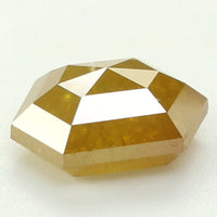 0.90 Ct Natural Loose Diamond, Hexagon Diamond, Yellow Diamond, Hexagon Cut Diamond, Polished Diamond, Rose Cut Diamond Rustic Diamond KDL9858