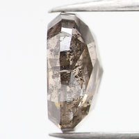 0.76 Ct Natural Loose Diamond, Cushion Diamond, Salt And Pepper, Black Diamond, Grey Diamond, Cushion Cut Diamond, Geometric Diamond, KDL533