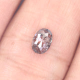 0.55 CT Natural Loose Diamond Oval Brown Salt And Pepper Color 6.40 MM KDK2220
