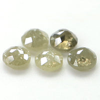 Natural Loose Rose Cut Diamond Grey Color 1.15 CT 3.50 MM Round Rose Cut Shape Diamond KR1293