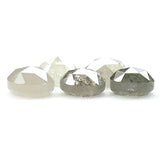 Natural Loose Rose Cut Diamond Grey Color 0.98 CT 3.20 MM Round Rose Cut Shape Diamond L6331