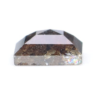 Natural Loose Square Brown Black Color Diamond 2.08 CT 7.60 MM Square Shape Rose Cut Diamond L7152