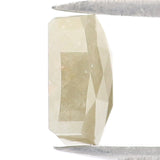 Natural Loose Square Grey Color Diamond 1.42 CT 6.20 MM Square Shape Rose Cut Diamond L7873