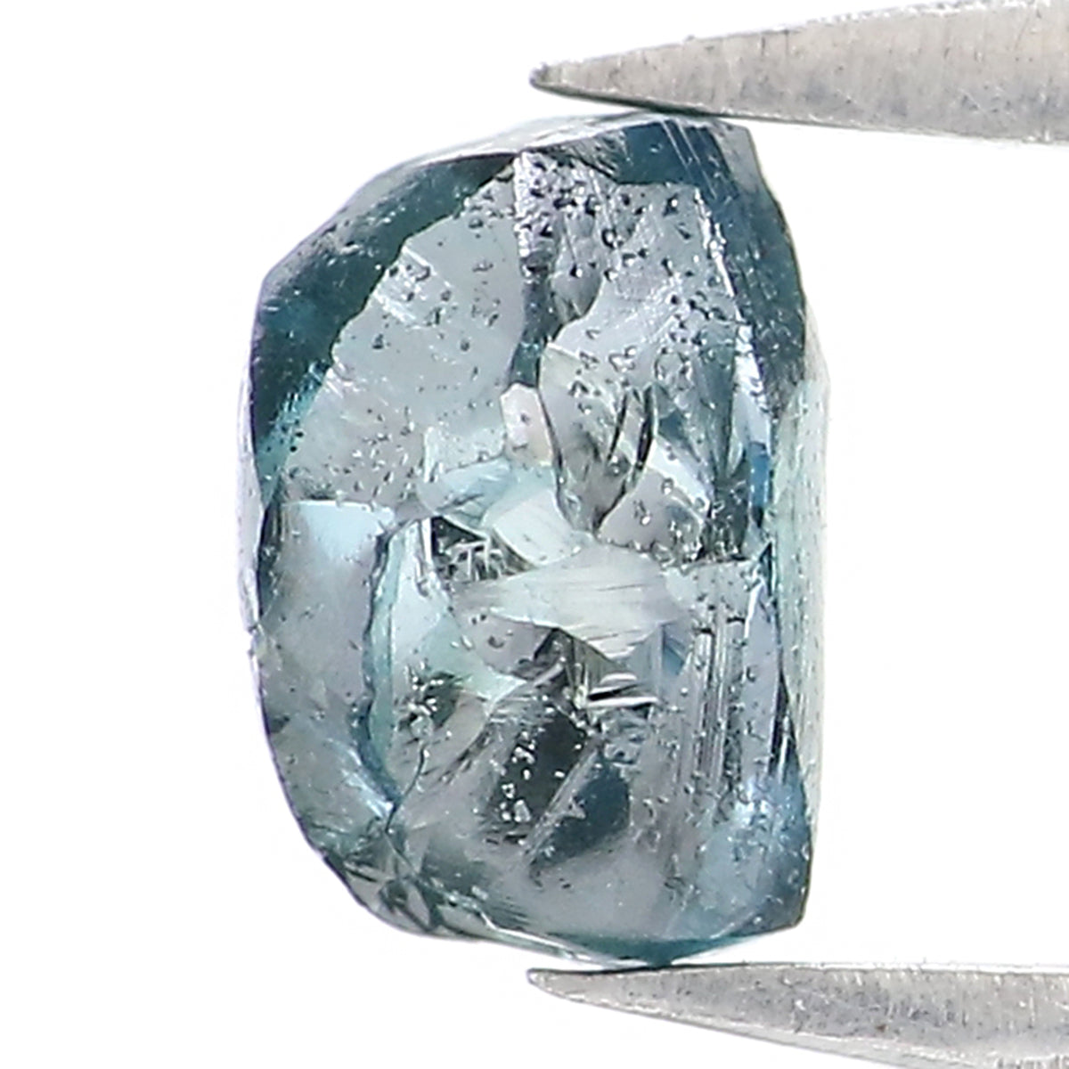 0.82 CT Natural Loose Rough Shape Diamond Blue Color Rough Cut Diamond 5.55 MM Natural Loose Blue Diamond Rough Irregular Cut Diamond LQ2372