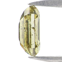 Natural Loose Emerald Diamond Green Color 0.67 CT 5.77 MM Emerald Shape Rose Cut Diamond KDL2548