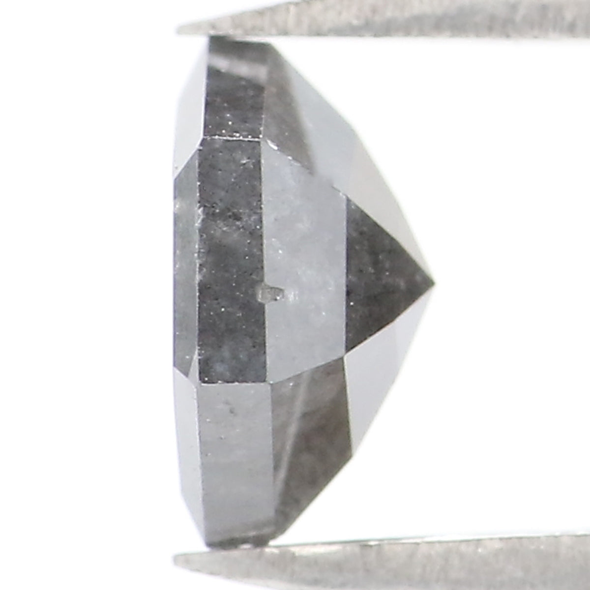 0.98 CT Natural Loose Hexagon Cut Diamond Salt And Pepper Hexagon Diamond 6.00 MM Natural Loose Black Grey Color Hexagon Cut Diamond KQ1458