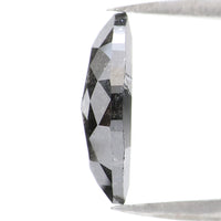 Natural Loose Marquise Salt And Pepper Diamond Black Grey Color 1.81 CT 11.70 MM Marquise Shape Rose Cut Diamond KDL2091