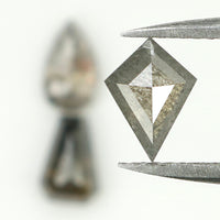1.54 Ct Natural Loose Diamond, Mix Diamond, Salt And Pepper Diamond, Black Diamond, Grey Diamond, Minimal Diamond, Geometric Diamond, KDL713