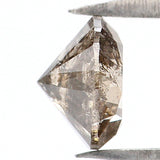 Natural Loose Round Salt And Pepper Diamond Black Grey Color 0.95 CT 6.00 MM Round Brilliant Cut Diamond L8368