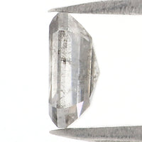 Natural Loose Emerald Diamond, Salt And Pepper Emerald Diamond, Natural Loose Diamond, Emerald Cut Diamond, 0.95 CT Emerald Shape KDL2745