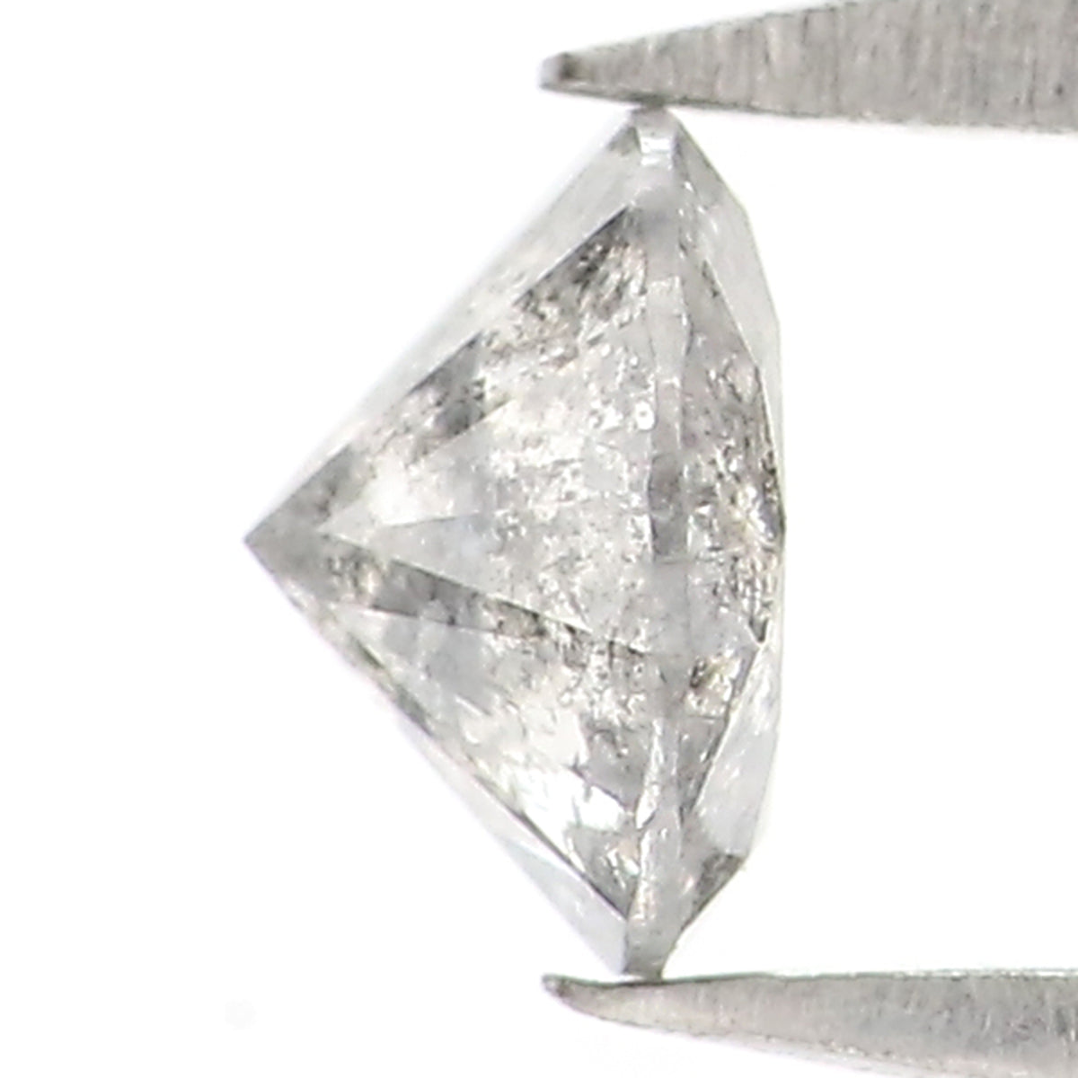 Natural Loose Round Diamond, Salt And Pepper Round Diamond, Natural Loose Diamond, Round Brilliant Cut Diamond, 0.36 CT Round Shape KR2653