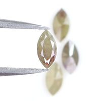 Natural Loose Marquise Diamond Yellow Grey Color 1.01 CT 5.50 MM Marquise Shape Rose Cut Diamond KDL9113