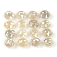 Natural Loose Rose Cut Diamond Grey Color 2.35 CT 2.90 MM Round Rose Cut Shape Diamond L6202