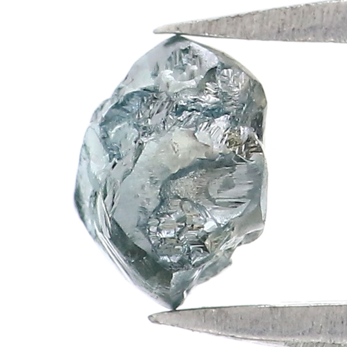 0.79 CT Natural Loose Rough Shape Diamond Blue Color Rough Cut Diamond 5.50 MM Natural Loose Blue Diamond Rough Irregular Cut Diamond QK2532