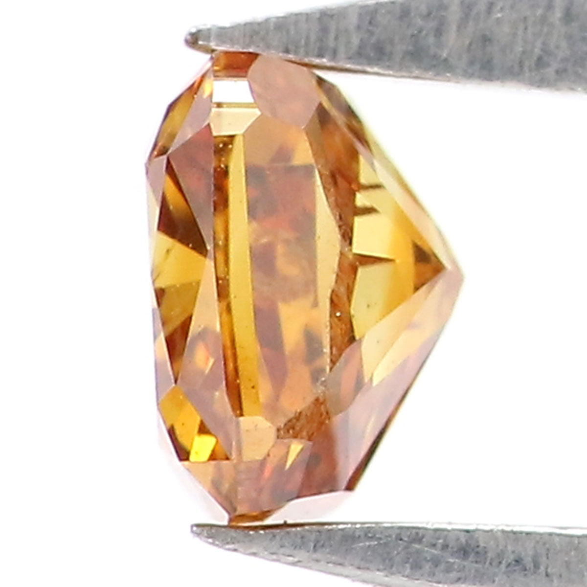 0.28 CT Natural Loose Cushion Shape Diamond Yellow Color Cushion Diamond 3.75 MM Natural Brown Color Cushion Brilliant Cut Diamond LQ8624