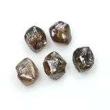 Natural Loose Rough Dark Brown Color Diamond 2.44 CT 4.70 MM Rough Shape Rose Cut Diamond KDL7971