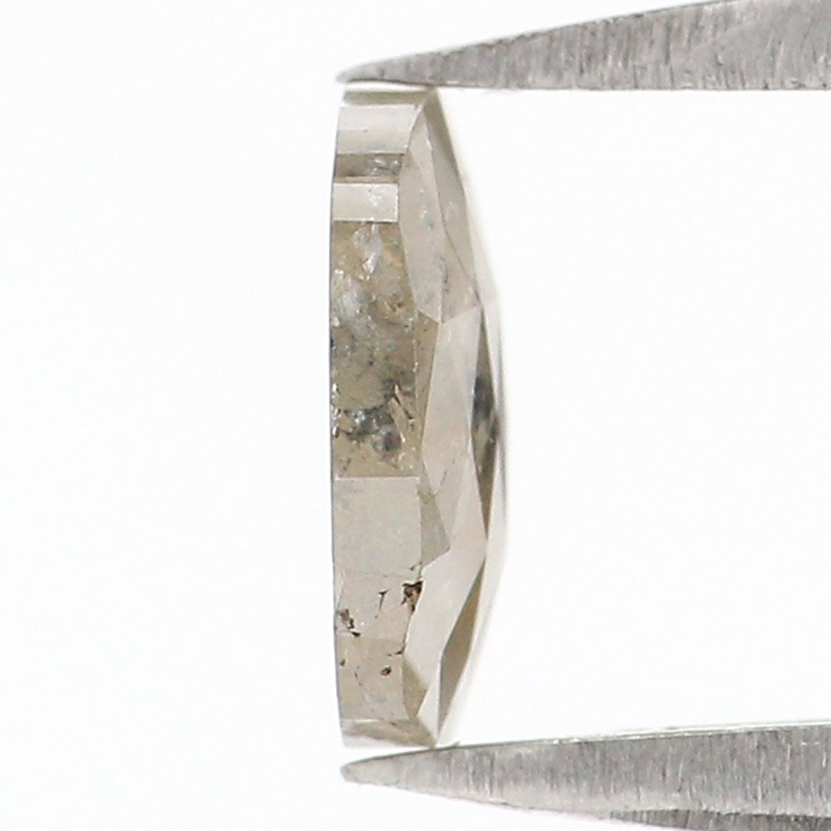 0.70 CT Natural Loose Cushion Shape Diamond Grey Color Cushion Rose Cut Diamond 6.60 MM Natural Cushion Shape Grey Color Diamond LQ7126