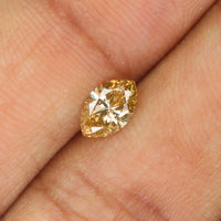 0.60 Ct Natural Loose Diamond, Marquise Diamond, Champion Brown Diamond, Marquise Cut Diamond, Polished Diamond, Rose Cut Diamond L6080