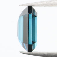 0.41 Ct Natural Loose Diamond, Emerald Cut Diamond, Blue Diamond, Polished Diamond, Rose Cut Diamond, Rustic Diamond, Antique Diamond KR2371