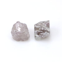 Natural Loose Rough Diamond Grey Color 1.70 CT 5.05 MM Rough Irregular Shape Diamond KR2253