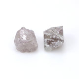 Natural Loose Rough Diamond Grey Color 1.70 CT 5.05 MM Rough Irregular Shape Diamond KR2253