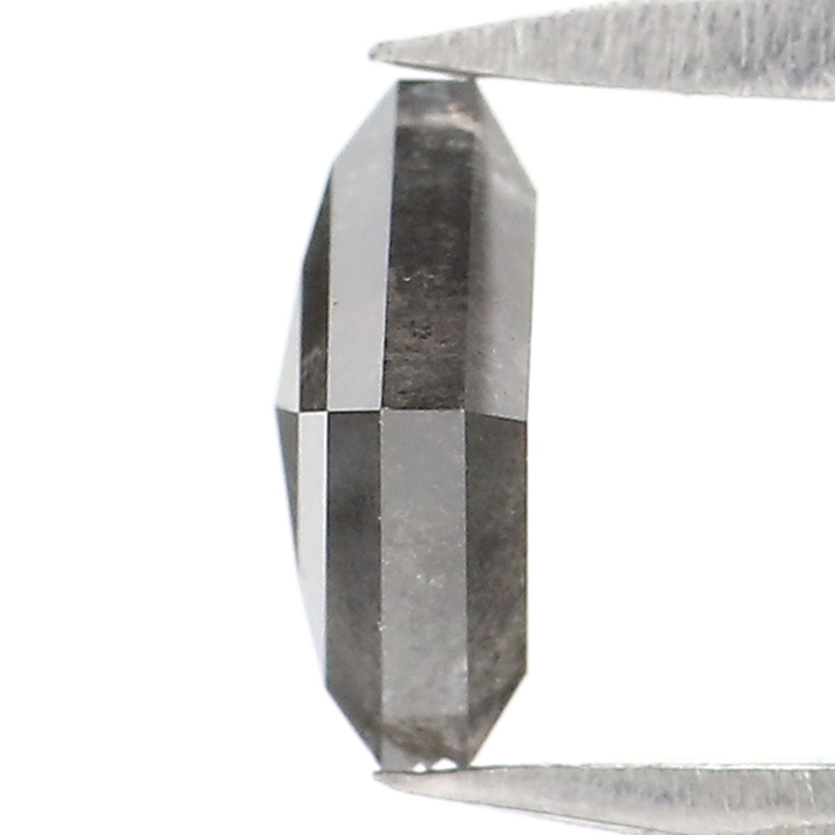 0.50 CT Natural Loose Kite Shape Diamond Salt And Pepper Kite Shape Diamond 6.15 MM Natural Black Grey Color Kite Rose Cut Diamond QK2572