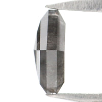 Natural Loose Kite Salt And Pepper Diamond Black Grey Color 0.50 CT 6.14 MM Kite Shape Rose Cut Diamond KDK2572