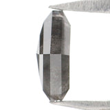 Natural Loose Kite Salt And Pepper Diamond Black Grey Color 0.50 CT 6.14 MM Kite Shape Rose Cut Diamond KDK2572