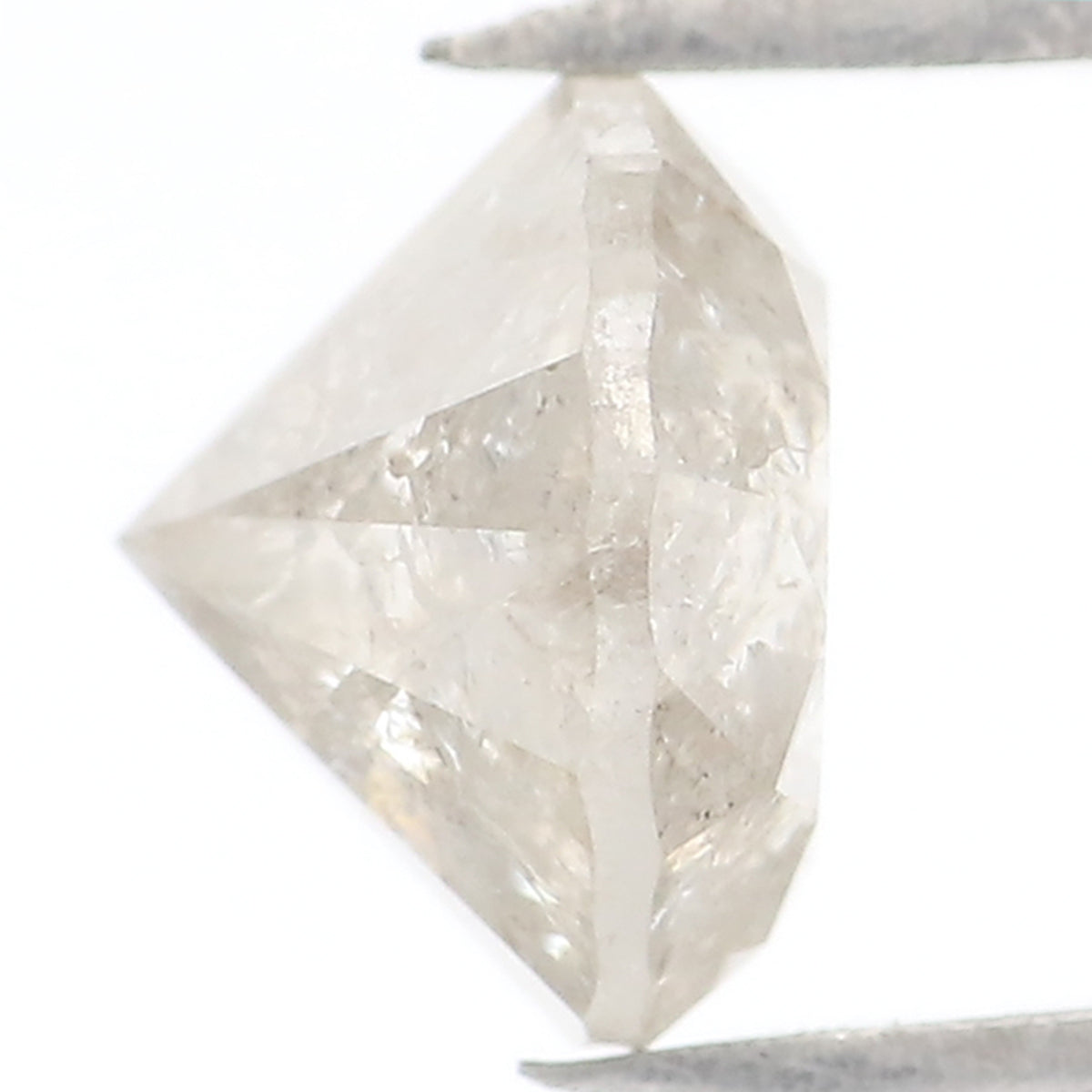 1.38 Ct Natural Loose Round Shape Diamond Grey Color Round Cut Diamond 6.50 MM Natural Loose Grey Color Round Brilliant Cut Diamond LQ8212
