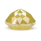Natural Loose Round Rose Cut Yellow Color Diamond 1.14 CT 6.10 MM Round Rose Cut Shape Diamond L8841