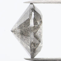 1.83 Ct Natural Loose Diamond, Round Brilliant Cut, Salt Pepper Diamond, Black Diamond, Gray Diamond, Rustic Diamond, Round Cut Diamond KDL903