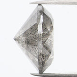 1.83 Ct Natural Loose Diamond, Round Brilliant Cut, Salt Pepper Diamond, Black Diamond, Gray Diamond, Rustic Diamond, Round Cut Diamond KDL903